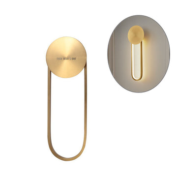 Applique murale LED en forme de U   Lumière chaude  Lumière douce Protection des yeux  Personnalisation créative    Anti-rayures